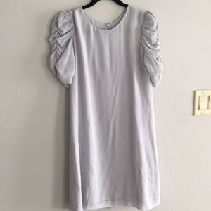 Theory puff-sleeve dress